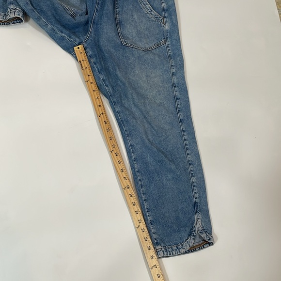 Pilcro Ultra High Rise Relaxed Pull On Jeans Size L Soft Elastic Waist EUC - Picture 9 of 16